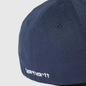 Carhartt Work In Progress Base Cap Mit Label-Stitching – Marineblau 9