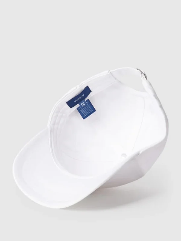 Gant Cap Aus Baumwolle Mit Label-Stitching – Weiß 3