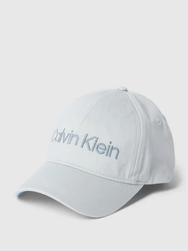 CK Calvin Klein Base Cap Mit Label-Stitching – Hellblau 1