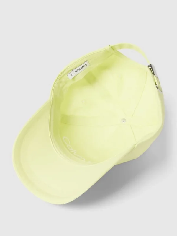 CK Calvin Klein Base Cap Mit Label-Applikation – Hellgrün 3