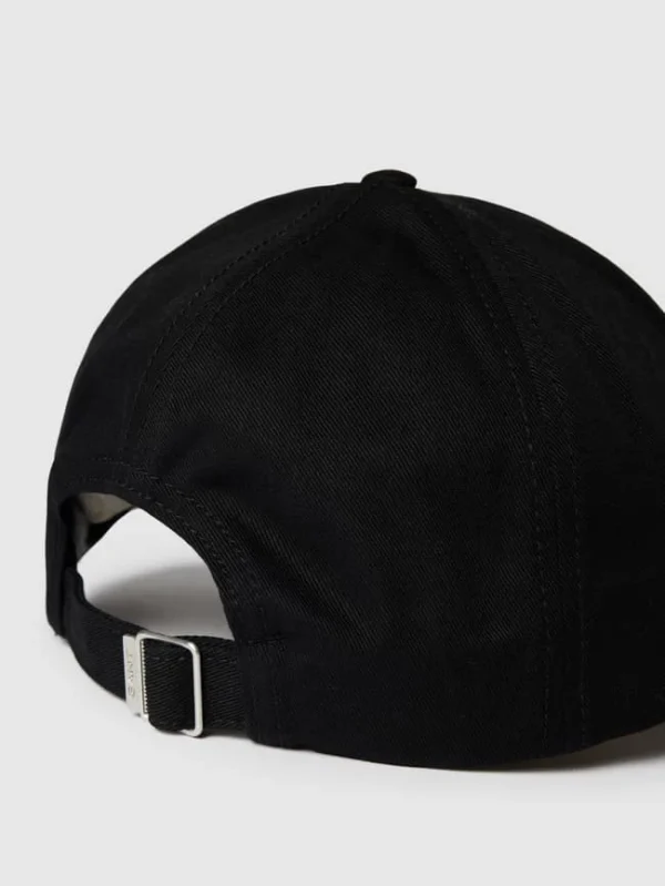 Gant Cap Aus Baumwolle Mit Label-Stitching – Schwarz 4