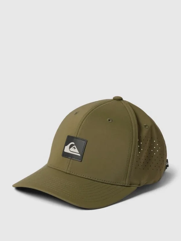 Quiksilver Base Cap Mit Label-Patch Model ‘ADAPTED’ – Olivgrün 1