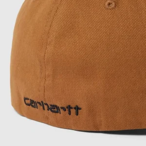 Carhartt Work In Progress Base Cap Mit Label-Stitching – Camel 9