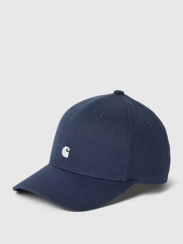 Carhartt Work In Progress Base Cap Mit Label-Stitching – Marineblau 1