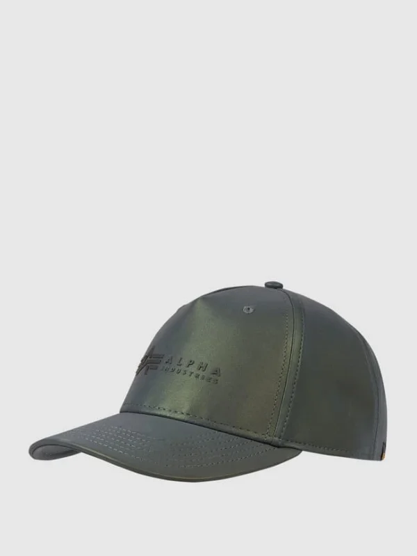 Alpha Industries Cap Aus Reflektierendem Material – Metallic Blau 1