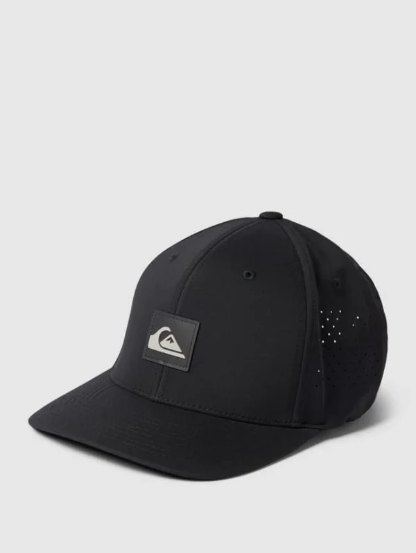 Quiksilver Base Cap Mit Label-Patch Model ‘ADAPTED’ – Schwarz 1