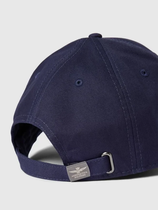 Aeronautica Militare Cap Mit Label-Stitching Modell ‘CAPPELLINO’ – Marineblau 4