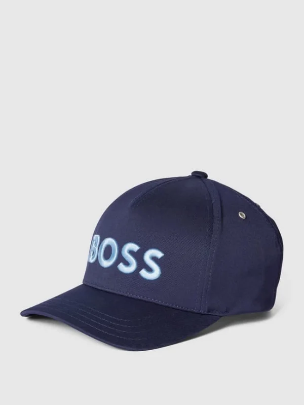 BOSS Cap Mit Label-Stitching Modell ‘Sevile-Iconic’ – Marineblau 1