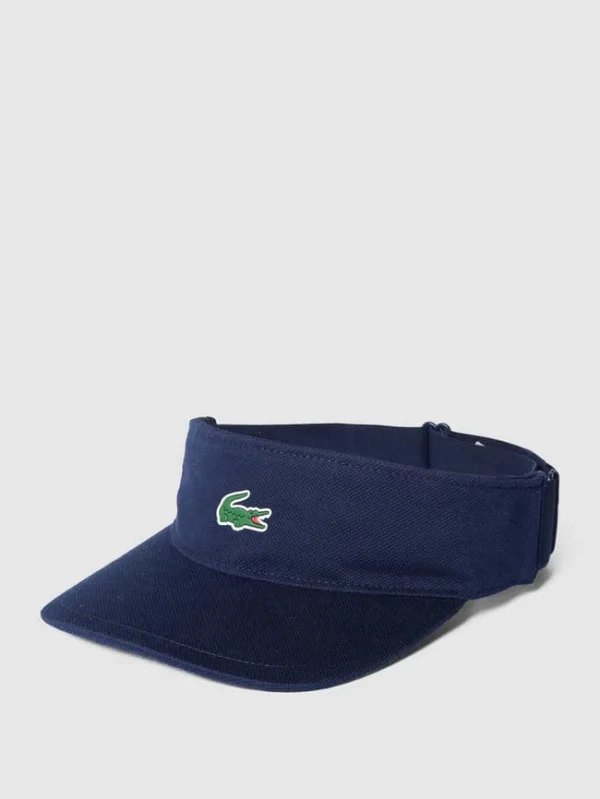 Lacoste Visor Cap Mit Label-Print – Marineblau 1