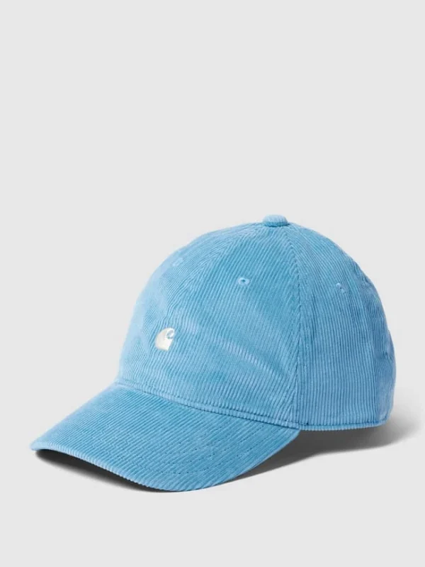 Carhartt Work In Progress Cap In Cord-Optik Modell ‘HARLEM’ – Bleu 1