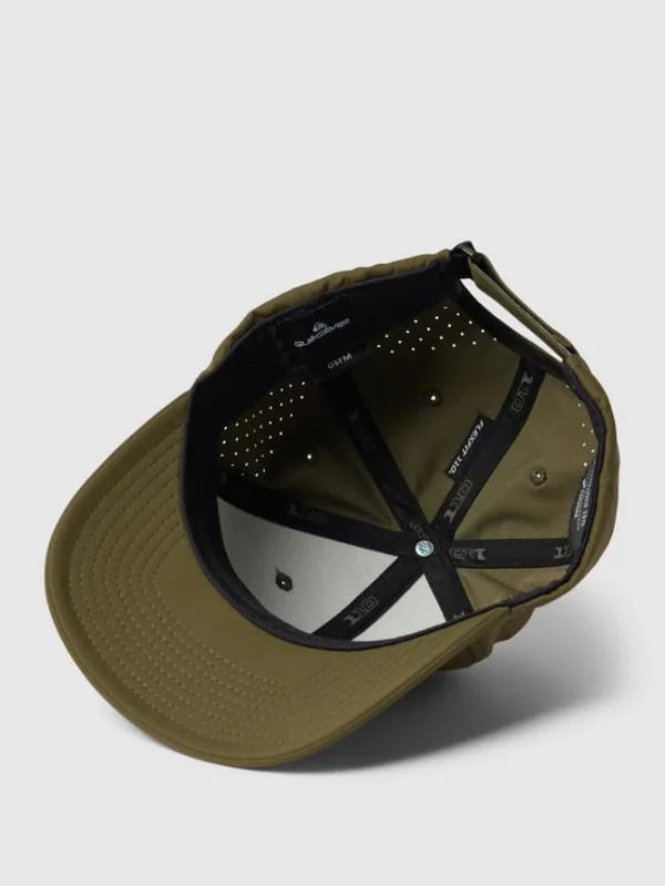 Quiksilver Base Cap Mit Label-Patch Model ‘ADAPTED’ – Olivgrün 3