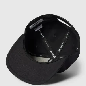 Carhartt Work In Progress Cap Mit Label-Patch Modell ‘LOGO CAP’ – Schwarz 7