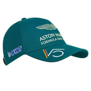 Aston Martin F1 Official Sebastian Vettel Kids Cap Green 11