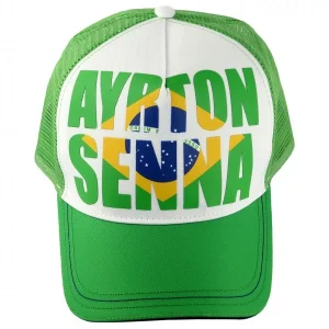 Ayrton Senna Cap Brazil Front 12