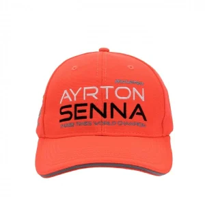 Ayrton Senna Kids Cap McLaren Three Times World Champion 12