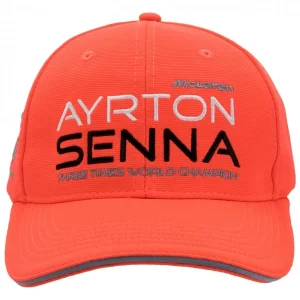 Cap Senna Three Times World Champion McLaren 13