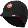 Castelli Difesa Thermo Cap Schwarz/rot 13