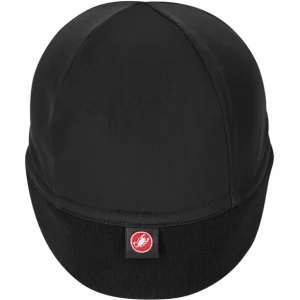 Castelli Difesa Thermo Cap Schwarz/rot 9