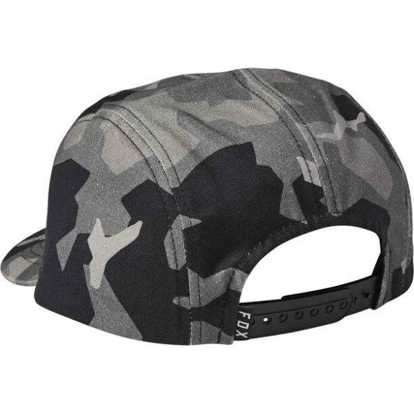 Fox Regiment 5 Panel Cap Herren Schwarz/grau 3