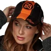 Gulf Cap Black & Orange 69 32