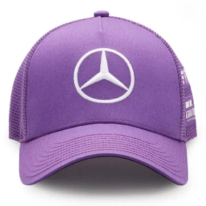 Mercedes-AMG Petronas Lewis Hamilton Trucker Cap Purple 12