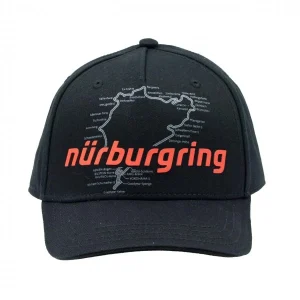 Nürburgring Kids Cap Racetrack Black 15