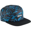 TSG 5 Panel Cap Schwarz/blau 7