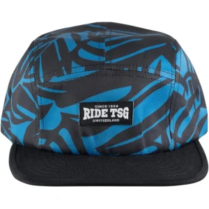 TSG 5 Panel Cap Schwarz/blau 15